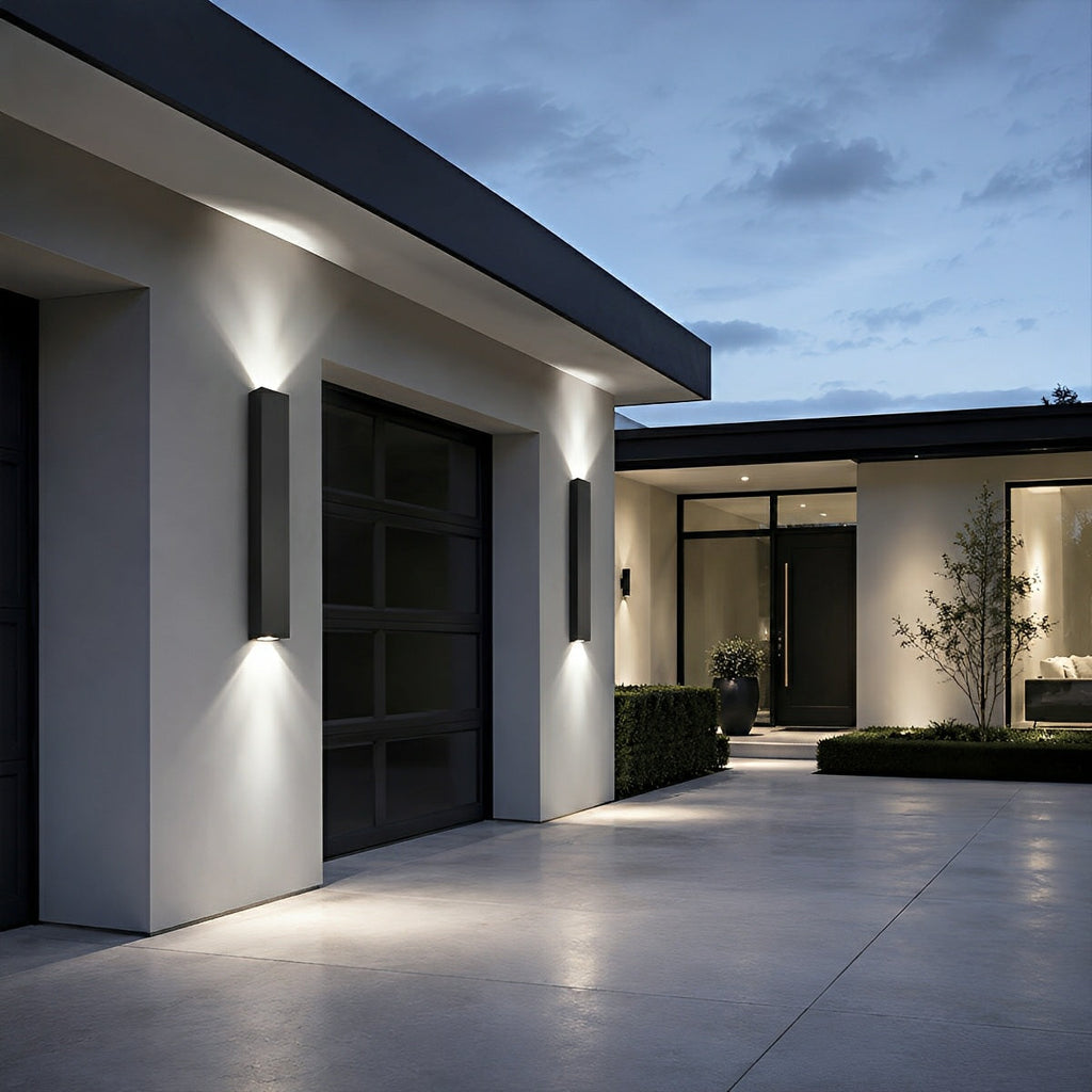 Outdoor Up and Down Dimmable Waterproof Wall Light