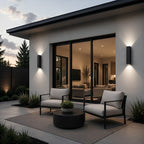 Outdoor Up and Down Dimmable Waterproof Wall Light