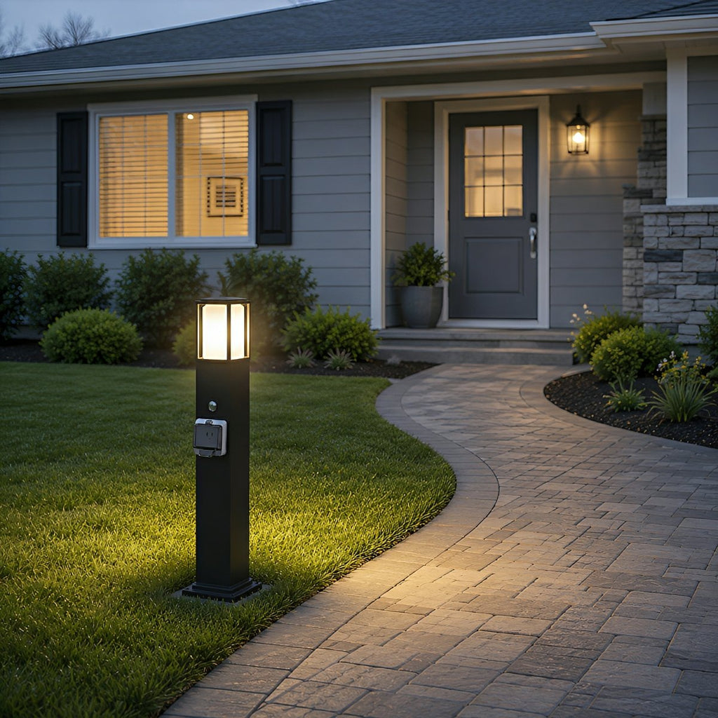 Waterproof Outdoor LED Path Lights with Socket
