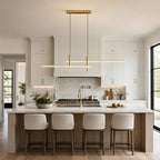 Modern Minimalist Dimmable LED Linear Pendant Light