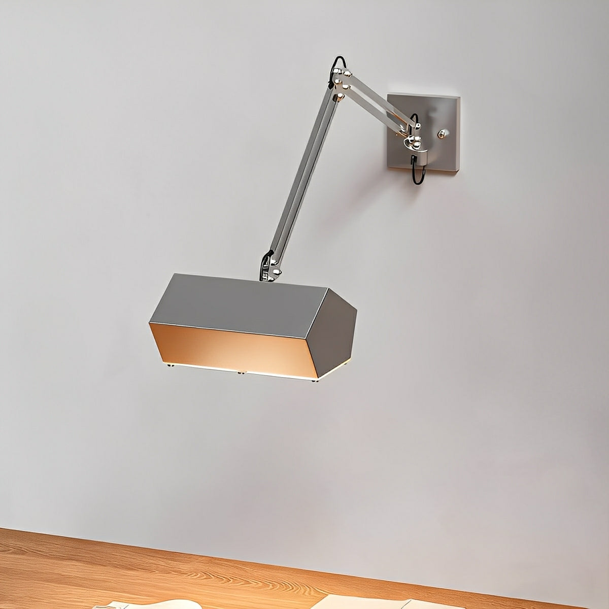 Vintage Metal Punk Swing Arm LED Wall Sconces