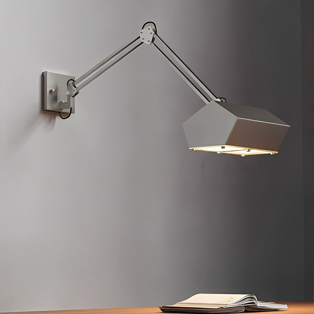 Vintage Metal Punk Swing Arm LED Wall Sconces