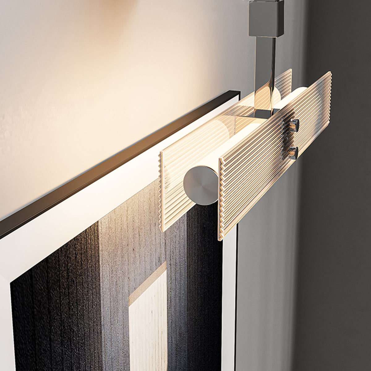 Modern Minimalist Metal Punk Mirror LED Wall Sconces