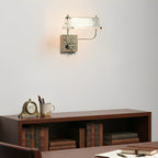 Modern Minimalist Metal Punk Roof-Shaped LED Wall Sconces
