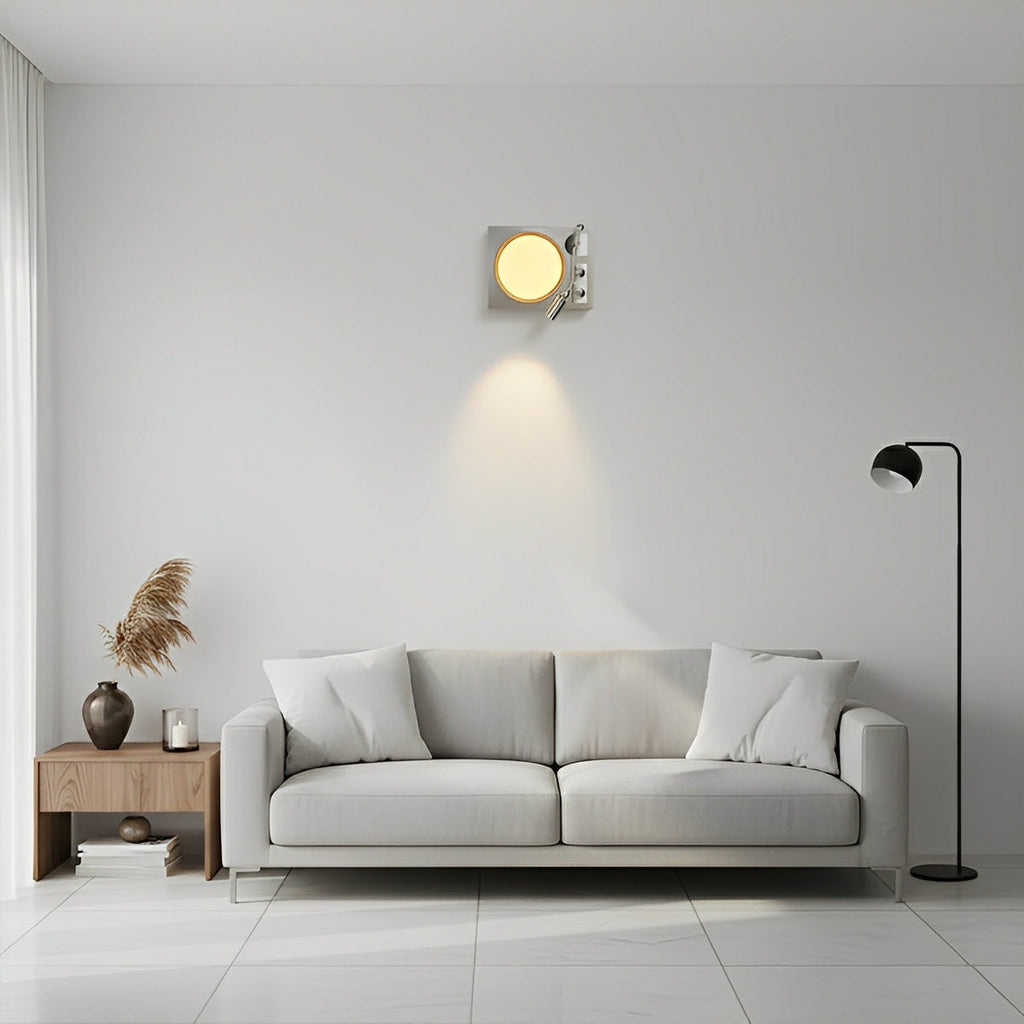 Modern Minimalist Metal Punk Radio-Shaped LED Wall Sconces