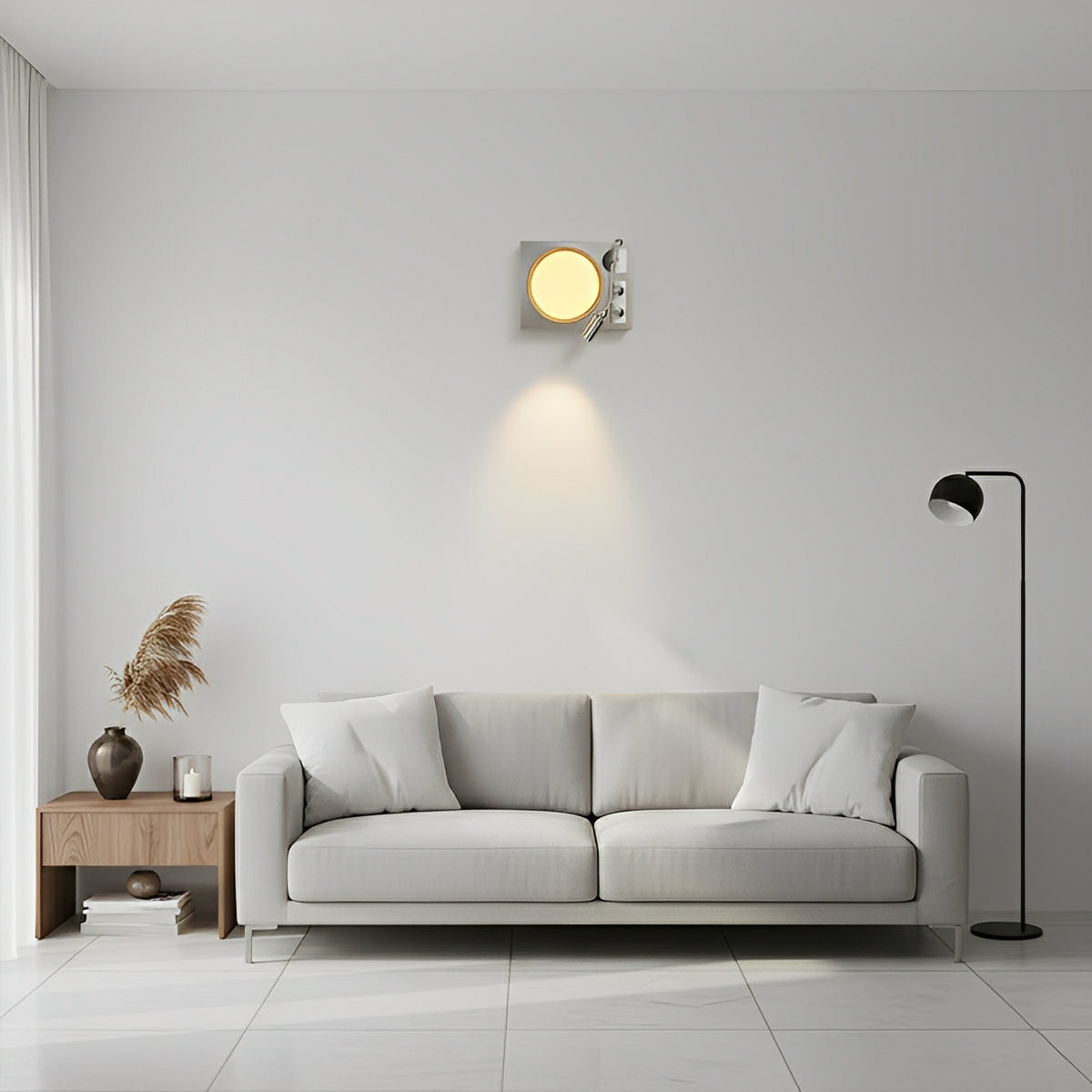 Modern Minimalist Metal Punk Radio-Shaped LED Wall Sconces
