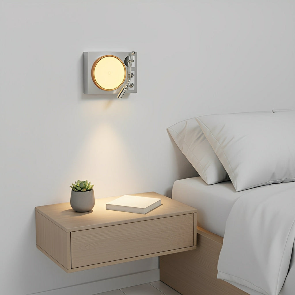 Modern Minimalist Metal Punk Radio-Shaped LED Wall Sconces