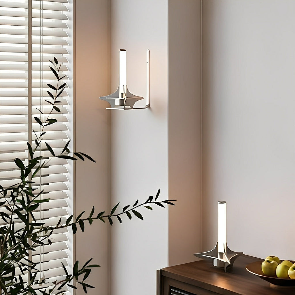 Modern Minimalist Metal Punk Geometric LED Wall Ambient Lights