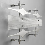 Modern Minimalist Metal Rhombic Geometric LED Wall Sconces