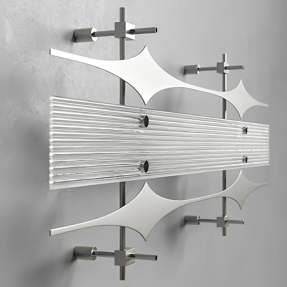 Modern Minimalist Metal Rhombic Geometric LED Wall Sconces