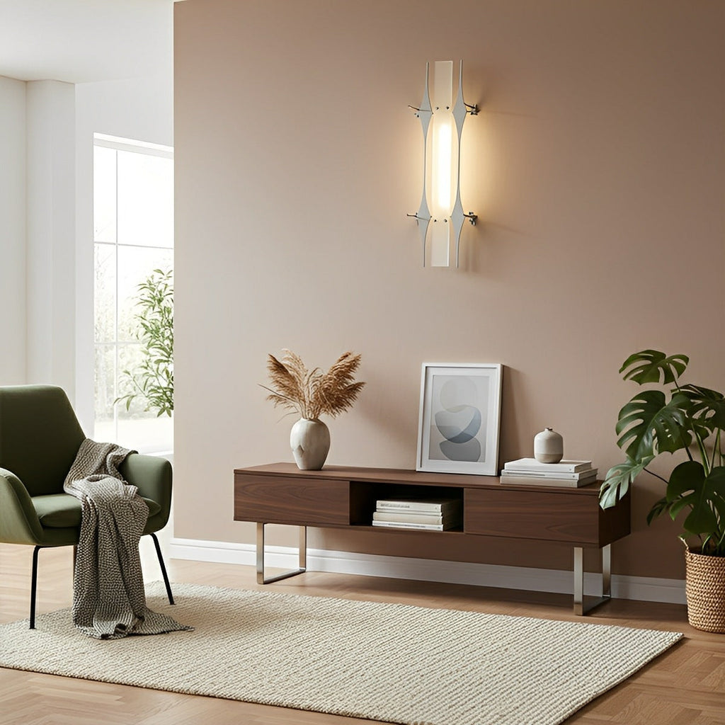 Modern Minimalist Metal Rhombic Geometric LED Wall Sconces