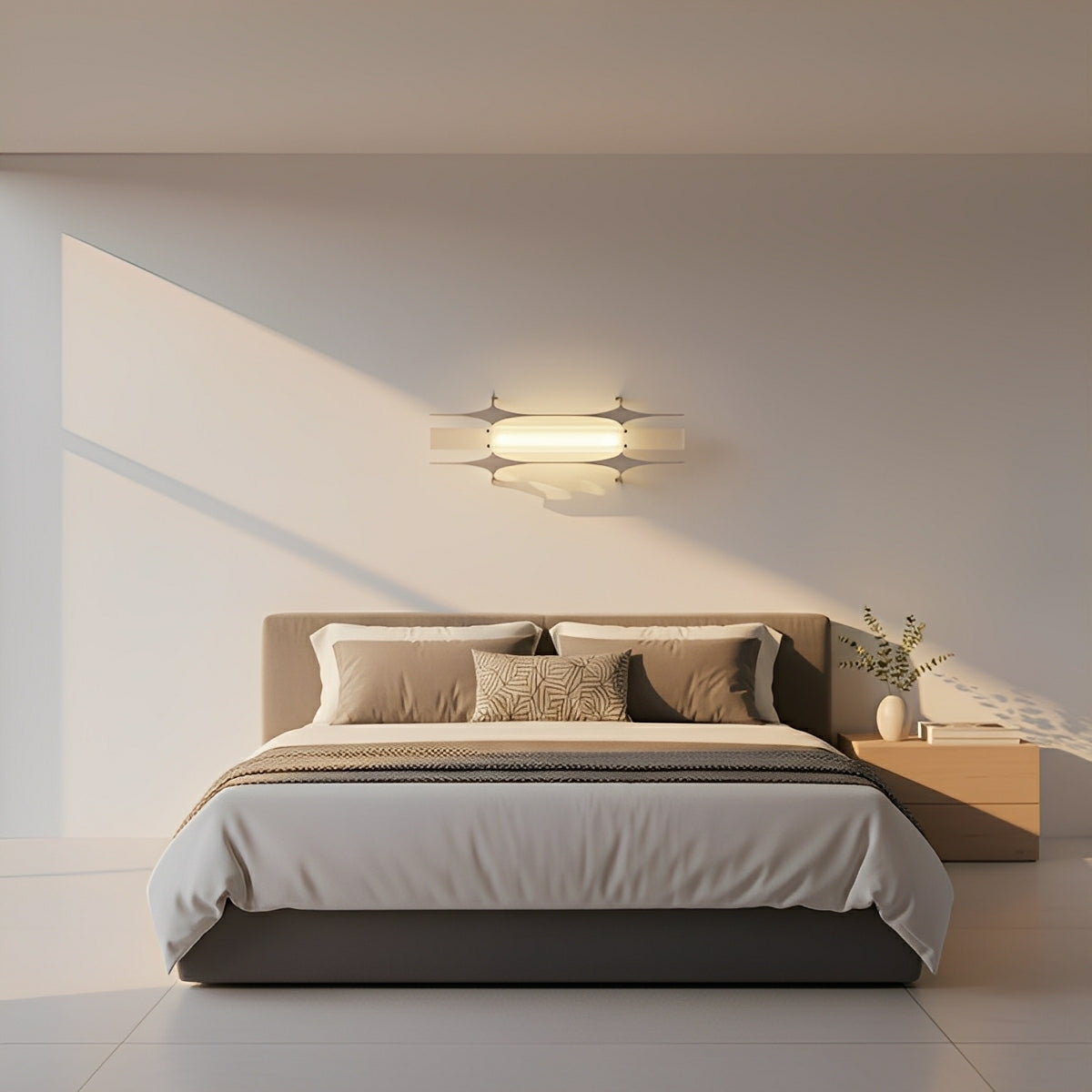 Modern Minimalist Metal Rhombic Geometric LED Wall Sconces