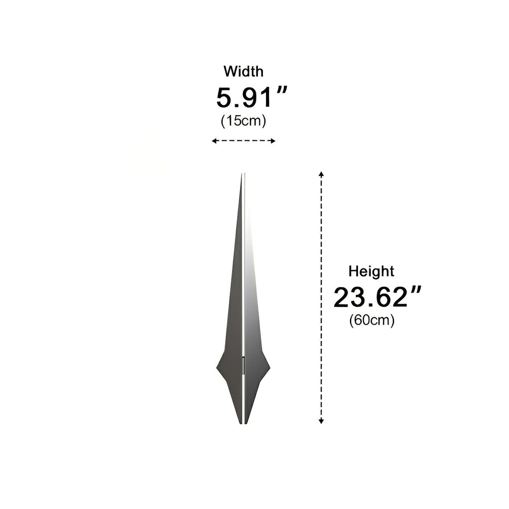Modern Minimalist Metal Samurai's Sword LED Wall Sconces