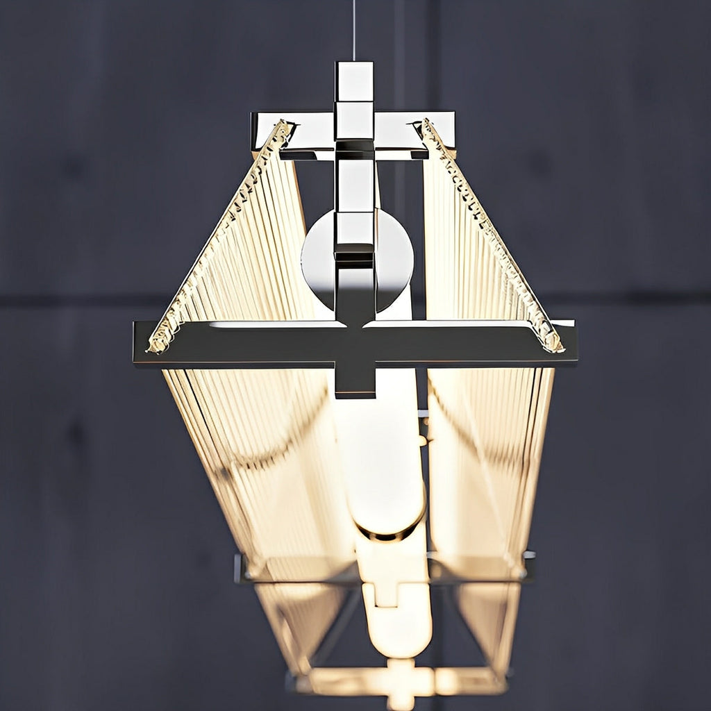 Modern Metal LED Pendant Light – Minimalist Linear Design