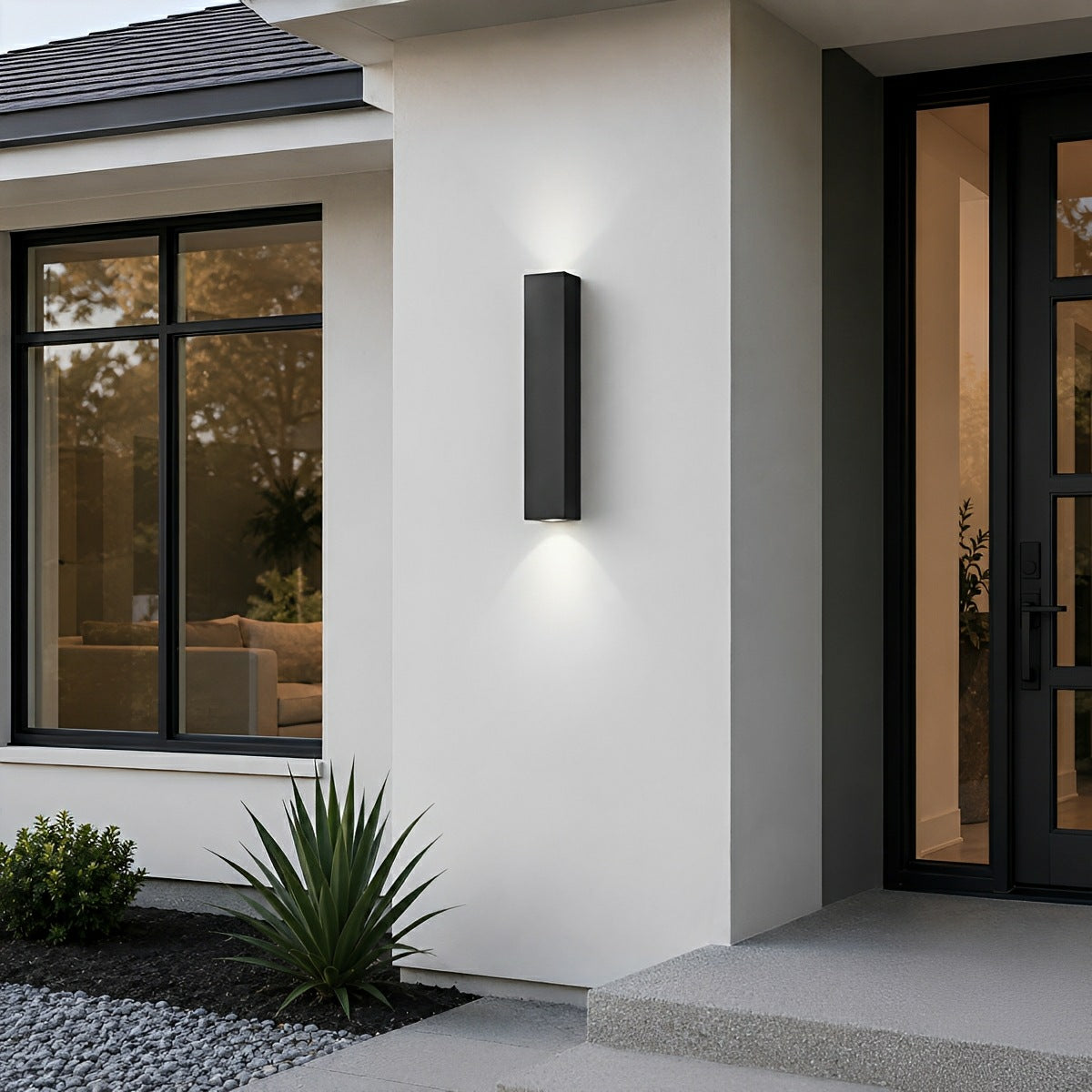 Outdoor Up and Down Dimmable Waterproof Wall Light