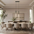 Modern Minimalist Dimmable LED Linear Pendant Light