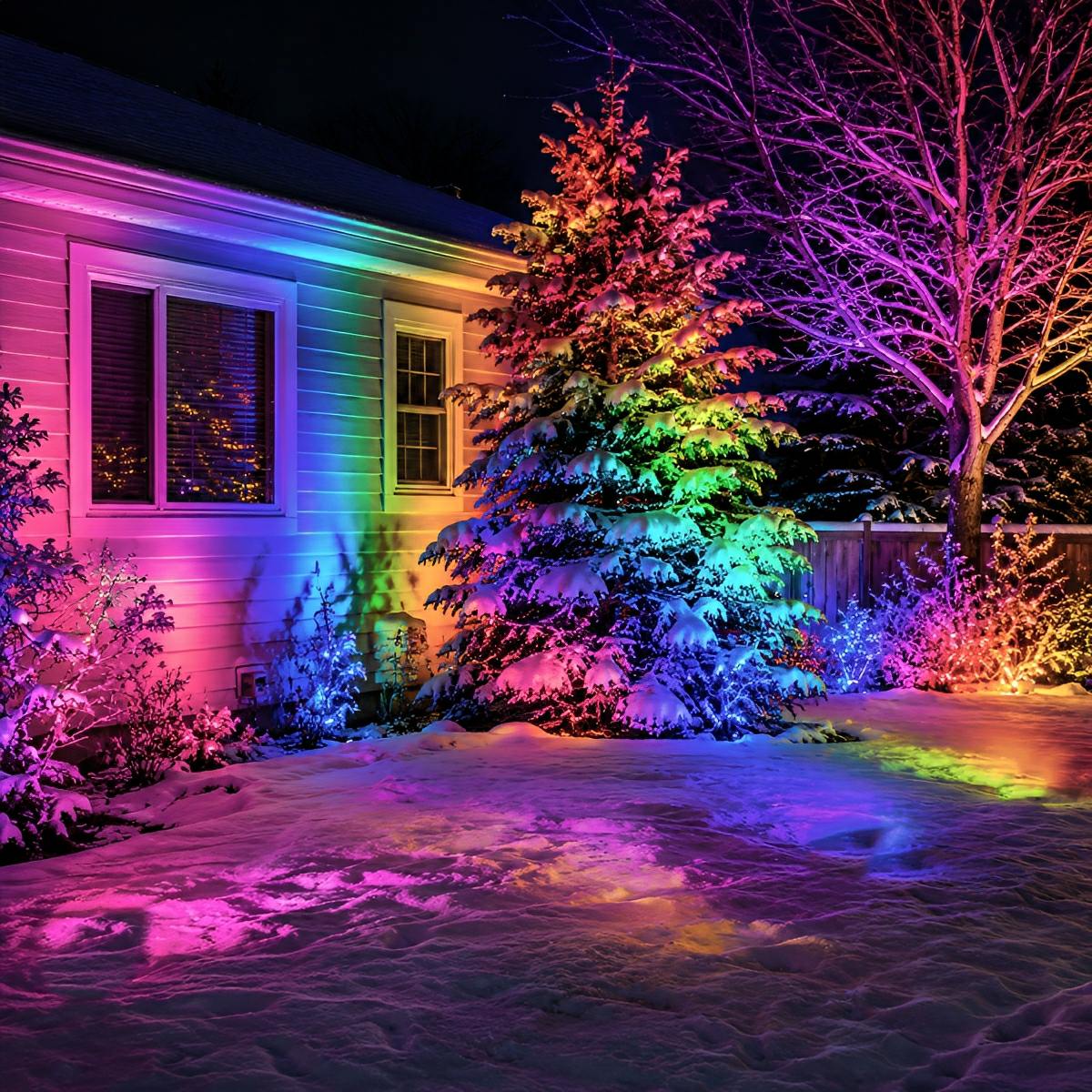 RGB LED Landscape Spot Light Outdoor Waterproof Tree Light