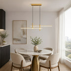 Modern Minimalist Dimmable LED Linear Pendant Light