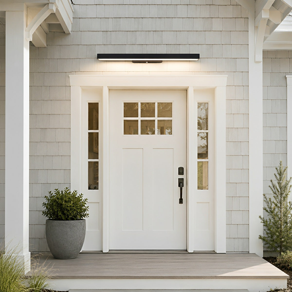 Dimmable Modern Sleek Linear Outdoor Wall Light