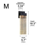 Modern Dimmable Crystal Bubble Outdoor Wall Light