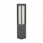 Luxury Solar Bollard Path Light, plain white background product shot