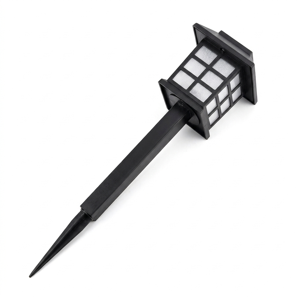Luxury Solar Pathway Lantern Lights, plain white background product shot