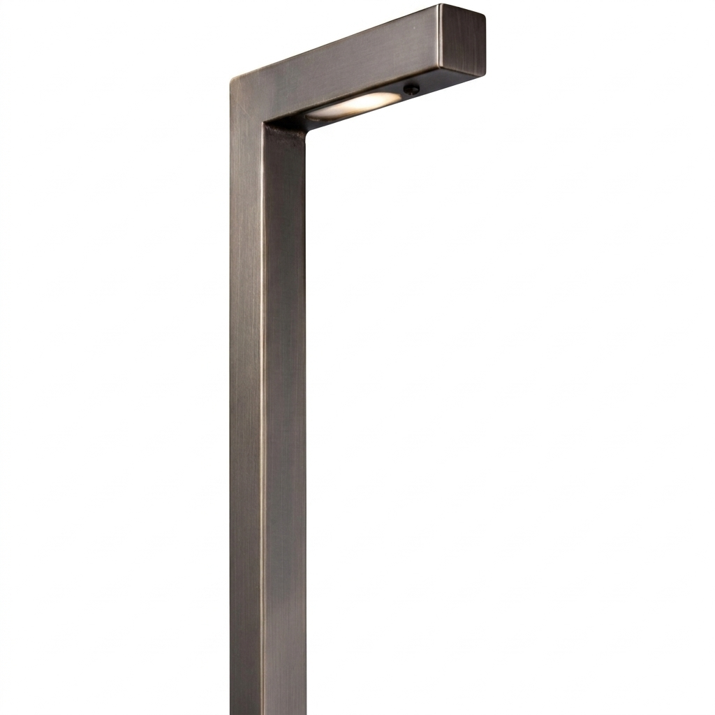 Luxury Solid Brass Landscape Path Lights, plain white background product shot