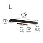 Dimmable Modern Sleek Linear Outdoor Wall Light