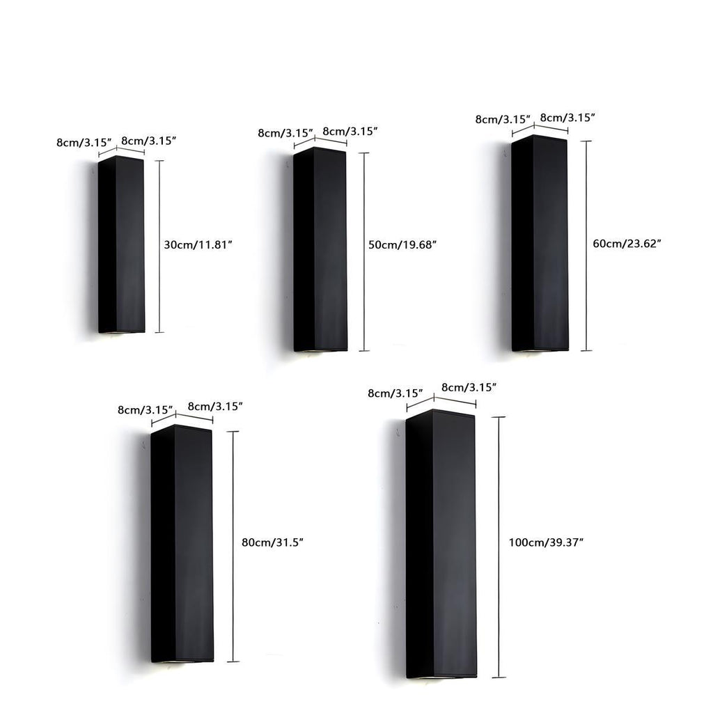 Outdoor Up and Down Dimmable Waterproof Wall Light