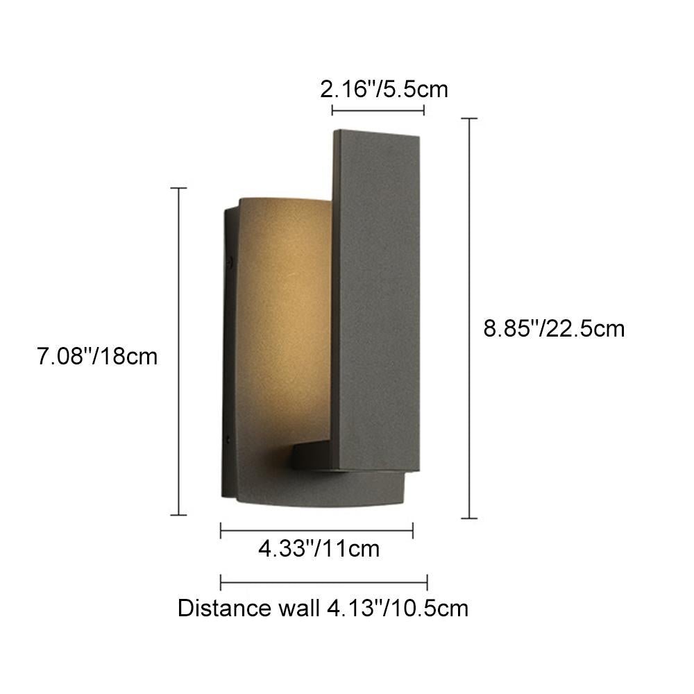 Dimmable Waterproof Outdoor LED Wall Sconce